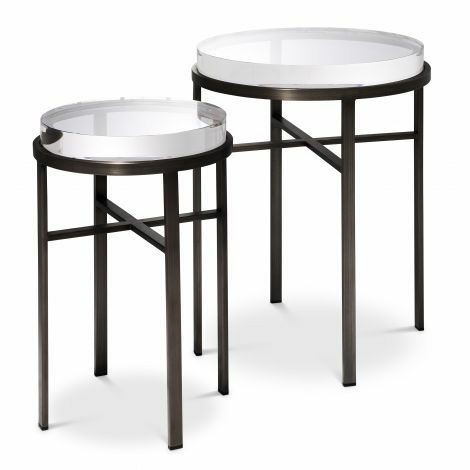 Hoxton Bronze Side Tables – Set Of 2 Furniture