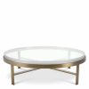 Hoxton Brushed Brass Coffee Table Coffee Tables