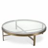 Hoxton Brushed Brass Coffee Table Coffee Tables