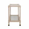 Isadore Cerused Oak Bar Cart Bar Cabinets / Barware