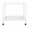 Isadore White Bar Cart Bar Cabinets / Barware