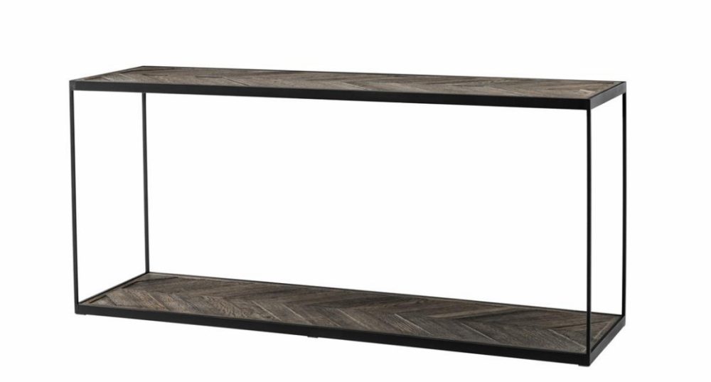 La Varenna Weathered Oak Console Table Console Tables