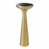 Lindos Brushed Brass High Side Table Furniture