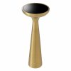 Lindos Brushed Brass High Side Table Furniture