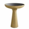 Lindos Brushed Brass Low Side Table Furniture