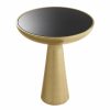 Lindos Brushed Brass Low Side Table Furniture