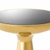 Lindos Gold Low Side Table Furniture