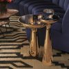 Lindos Gold Low Side Table Furniture