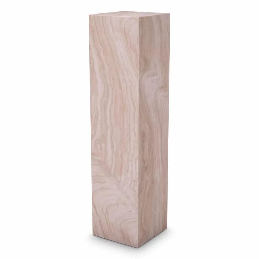 Lucca Travertine Large Column Display Columns