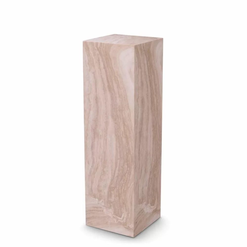 Lucca Travertine Small Column Display Columns