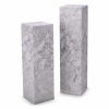 Lucca White Marble Large Column Display Columns