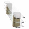 Lunden Brushed Brass Console Table Console Tables