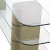 Lunden Brushed Brass Console Table Console Tables