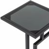 Marcus Gunmetal Side Table Furniture