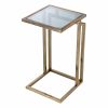 Marcus Vintage Brass Side Table Furniture