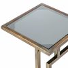 Marcus Vintage Brass Side Table Furniture