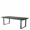 Melchior Charcoal Oak Dining Table Dining Tables