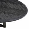 Melchior Charcoal Oak Oval Dining Table Dining Tables