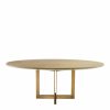 Melchior Washed Oak Oval Dining Table Dining Tables