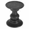 Melody Honed Black Marble Side Table Furniture