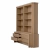 Metropolitan Natural Oak Large Cabinet Casegoods