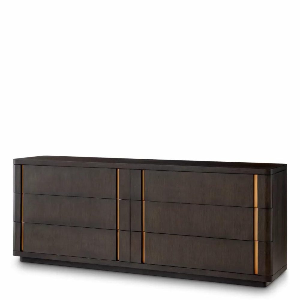 Modesto Mocha Oak Large Dresser Casegoods