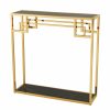 Morris Gold Console Table Console Tables