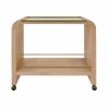 Myer Natural Oak Bar Cart Bar Carts