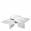 Naples Carrera Marble Coffee Table – Set Of 3 Coffee Tables