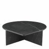 Naples Honed Black Marble Coffee Table – Set Of 3 Coffee Tables