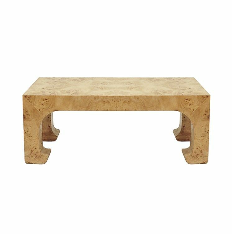 Nicola Burl Wood Coffee Table Coffee Tables