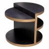 Nilo Charcoal Grey Oak Side Table Furniture