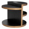 Nilo Charcoal Grey Oak Side Table Furniture