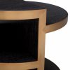 Nilo Charcoal Grey Oak Side Table Furniture