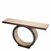 Odis Natural Oak Console Console Tables