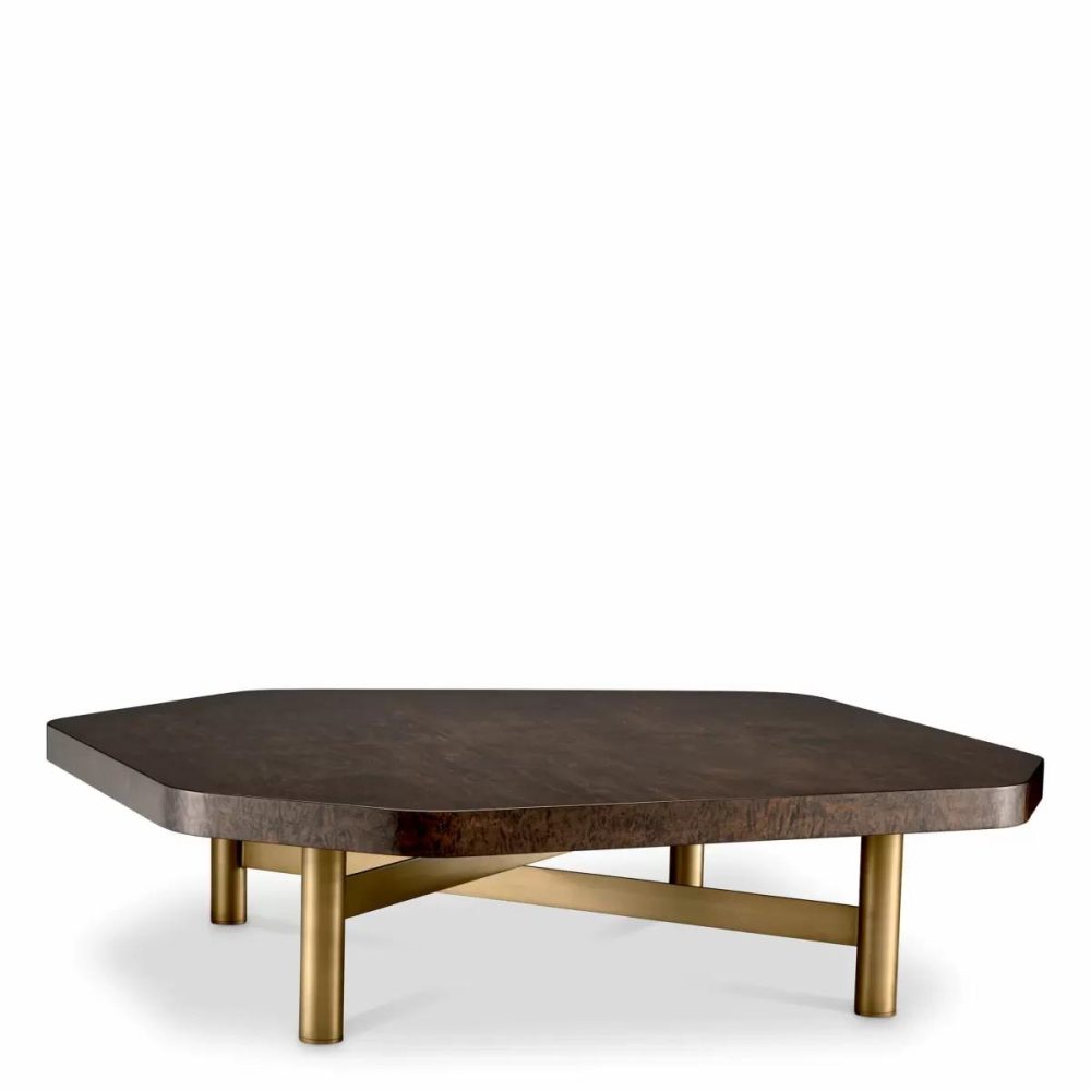 Oracle Brushed Brass Coffee Table Coffee Tables