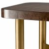 Oracle Brushed Brass Side Table Furniture