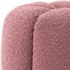 Orchanic Boucle Rose Stool Furniture