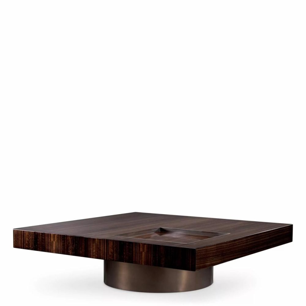 Otus Eucalyptus & Bronze Square Coffee Table Coffee Tables