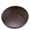 Otus Mocha Oak & Brushed Brass Round Coffee Table Coffee Tables