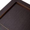 Otus Mocha Oak & Brushed Brass Square Side Table Furniture