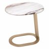 Oyo Brushed Brass Side Table Furniture