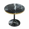 Parme Round Black Side Table Furniture