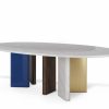 Peninsula Dining Table – Customise Marble, Metal, Wood, Lacquer Dining Tables