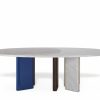 Peninsula Dining Table – Customise Marble, Metal, Wood, Lacquer Dining Tables