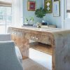 Petra Burl Wood Desk Desks