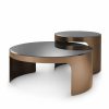 Piemonte Copper Coffee Table – Set Of 2 Coffee Tables