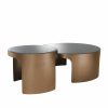 Piemonte Copper Coffee Table – Set Of 2 Coffee Tables