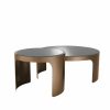 Piemonte Copper Coffee Table – Set Of 2 Coffee Tables