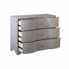 Plymouth Grey Grasscloth Chest Casegoods